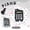 Black-BK, variant on MMJ Piano Calculator Mini Retro Music Note Design 8 Digit Display for Office Home Travel 3.7x2.2in
