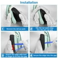 thumbnail image 5 of Geekria Comfort Mesh Fabric Replacement Ear Pads for Astro Gaming A10 Gen 2 Headphones Ear Cushions, Repair Parts (Black), 5 of 6
