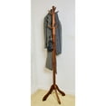 thumbnail image 4 of Casual Contemporary Living Solid Acacia Hall Tree - Mahogany, 4 of 7