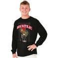 thumbnail image 4 of Urban Streetwear Hustle Teddy Bear Long Sleeve TShirt Men Women Brisco Brands S, 4 of 6