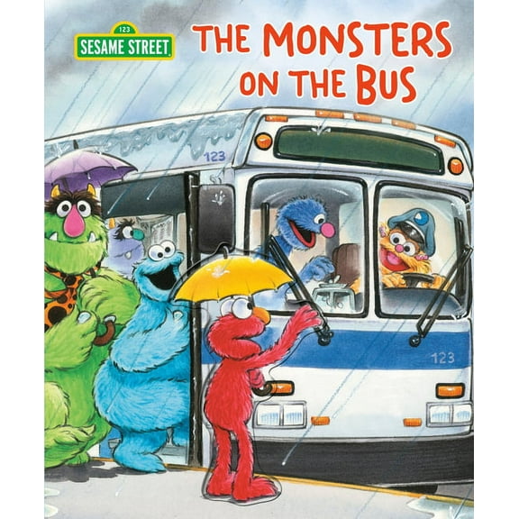 The Monsters on the Bus (Sesame Street), (Board Book)