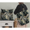 thumbnail image 5 of Soimoi Japan Crepe Satin Green Fabric By the Yard - 54 Inch Wide - Abstract Texture Material - Contemporary and Artistic Fusion for Various Uses Printed Fabric, 5 of 6