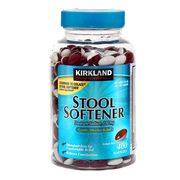 Kirkland Signature Stool Softeners, Compare Colace Stool Softener, Docusate Sodium 100 Mg-400 Softgels, Laxatives for Constipation
