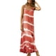 thumbnail image 1 of Vestido largo sin mangas con cuello en V y estampado informal de verano para mujer con estilo OAVQHLG3B Store  lin121212, 1 of 5
