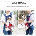 thumbnail image 2 of Sacs à dos pour chiens Chiens de taille moyenne Sac de transport pour chien Sac pour chien Sac de transport réglable Sac à dos pour la randonnée, les voyages, le camping, support jusqu'à 12 kg(Grise), 2 of 5
