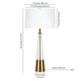 thumbnail image 6 of Evelyn&Zoe Vivien 29.5" Table Lamp with Fabric Shade, 6 of 7