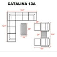 thumbnail image 3 of Catalina 13 Piece Outdoor Wicker Patio Furniture Set 13a, 3 of 6
