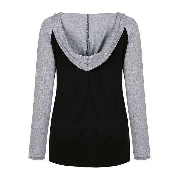 2025 Clearance under $5 asdoklhq Maternity Clothes for Women,Women Maternity Striped Print Long Sleeve V-neck Hoodie Sweatshirts Top