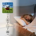 thumbnail image 4 of Square Wall Clock,Golf Ball On The Green Golf Course,Silent Non-Ticking Wall Clock Decor for Home Office Kitchen Living Room Bedroom(14inch), 4 of 4