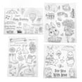 thumbnail image 1 of Sellos transparentes regalos hechos a mano reciclados Sellos transparentes de bricolaje para álbumes de recortes ANGGREK Otros, 1 of 8