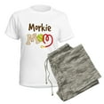 thumbnail image 5 of CafePress - Morkie Dog Mom Women's Light Pajamas - Women's Short Sleeve Print T-Shirt and Pants Light Cotton Pajama Set, 5 of 7
