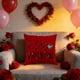 thumbnail image 4 of Specollect 1 Pcs Valentines Day Heart Pillowcase Linen Sofa Cushion Cover Festive Home Decor for Living Room Bedroom 17.72*17.72 in, 4 of 8