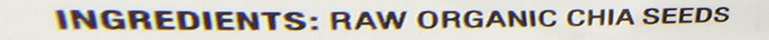 Nutiva, Organic Chia Seed, Black, 6 oz Pack of 2