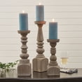 thumbnail image 2 of Park Designs Brighton Wood Candlestick 15", 2 of 5