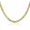 18 in, variant on 14K Solid Yellow gold-plated 4.5mm Concave Anchor Mariner Link Chain Necklace
