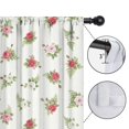thumbnail image 4 of Pioneer Flower Floral Print Pattern Teens Curtains,Teens Insulated Curtains Set Of 2,Bedroom Essentials,Toddler Room Decor 42"x54", 4 of 5