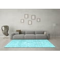 thumbnail image 3 of Ahgly Company Indoor Rectangle Persian Light Blue Traditional Area Rugs, 5' x 7', 3 of 4