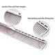 thumbnail image 2 of Space Aluminum Hair Comb 4 Metal Hair Combs Long And Short Hair Combs silver, 2 of 3