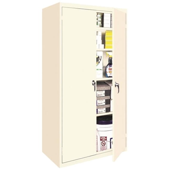 Adjustable & Fixed Cabinets - Putty, 36 x 18 x 72 in.