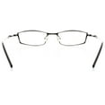 thumbnail image 4 of Unisex Optical Eyewear - Rectangle Shape, Metal Full Rim, Antique Pewter, 4 of 4
