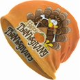 thumbnail image 1 of wonima44 Thanksgiving Beanie Chemo Hat Cancer Headwear Knitted Hats Baggy Slouchy Scarf Cap for Adults Women Men, 1 of 1