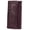 B - Dark Red, variant on Women's Wallet Leather Rfid Blocking Trifold Ladies Purse Embossed Long Clutch Card Holder Phone Checkbook Organizer