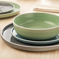 thumbnail image 4 of Vancasso, 16-Piece Stoneware Dinnerware Sets, for 4, Multicolour Dinner Set,（Light Grey, Dark Grey, Blue, Green）, 4 of 7
