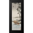 thumbnail image 2 of Koson, Ohara 7x14 Black Modern Framed Museum Art Print Titled - Rice planters in the rain, 2 of 5