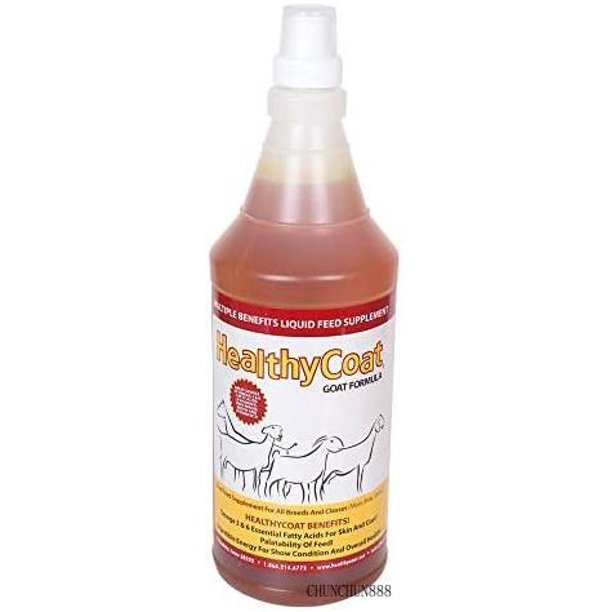 Healthycoat Goat Formula Quart. Skin, Coat, Body Condition, Allergies
