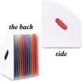 thumbnail image 3 of Expanding File Holder Folder Standing A4 Vertical File Organizer Magazine Basket Desktop 13 Pockets File Holder, 3 of 6