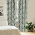 thumbnail image 2 of Ambesonne Geometric Curtains, Soft Vertical Line Design, Pair of 28"x95", Tan Cream Pale Blue, 2 of 5