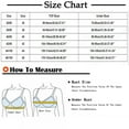 REORIAFEE Front Closure Bras for Seniors Back Support Wireless Slightly