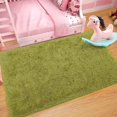 thumbnail image 6 of Softlife Super Soft Rug for Living Room Kids Room Fluffy Rugs for Dorm Room Cute Plush carpet for Bedroom,3' x 5',Green, 6 of 7