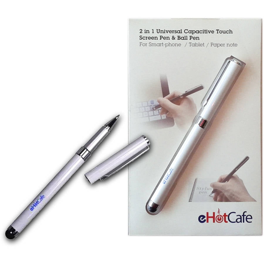 iEssentials Universal Stylus for Touchscreen Devices iPad iPhone White Pen NEW
