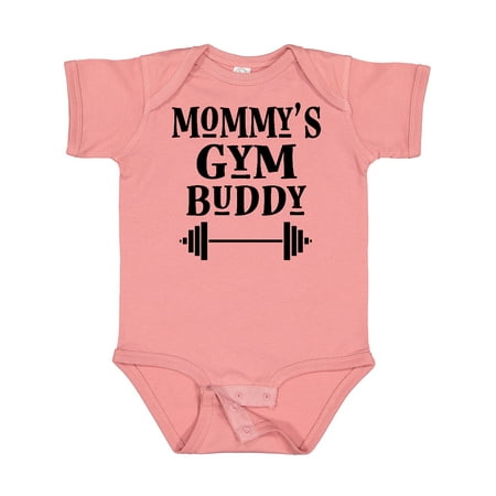 

Inktastic Mommy Gym Buddy Workout Gift Baby Boy or Baby Girl Bodysuit