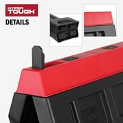 Hyper Tough Hyper Stack 350 lb Capacity Foldable Polypropylene Sawhorse, 31