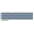 thumbnail image 2 of Ambesonne Ikat Fabric by the Yard Upholstery, Circles Dots, 5 Yards, Dark Blue White, 2 of 4