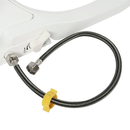 Wildnix Electric Bidet Toilet Seat with Dual Nozzles – Front & Rear Wash, Slow-Close Lid, PP Material, Adjustable Water Pressure, Hygienic & Comfortable, Ideal for Hemorrhoid Relief and Female Hygien