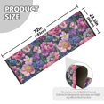 thumbnail image 5 of Yayeee Runner Rug for Bedroom 2'x6' Machine Washable Hallway Non Slip Mat, Soft Pinks Flowers, 5 of 8