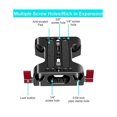 thumbnail image 2 of Camera Base Plate With Dual 15mm Rod Rail Clamp Suitable For Rabbit Cage And Dslr Rig Camera Accessories, 2 of 5