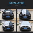 thumbnail image 6 of Universal Car Covers Waterproof Oxford Sun Protection Cover For Sedans/SUVs Indoor/Outdoor Rain Snow Dust Resistant Cloth, 6 of 7