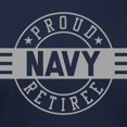 thumbnail image 3 of CafePress - Proud Navy Retiree Women's Dark T Shirt - Women's Traditional Fit Dark T-Shirt, 3 of 4