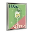 thumbnail image 4 of Stupell Industries Hugo Spritz Cocktail Food & Beverage Painting Gray Floater Framed Canvas Art Print Wall Art, 17 x 21, 4 of 10