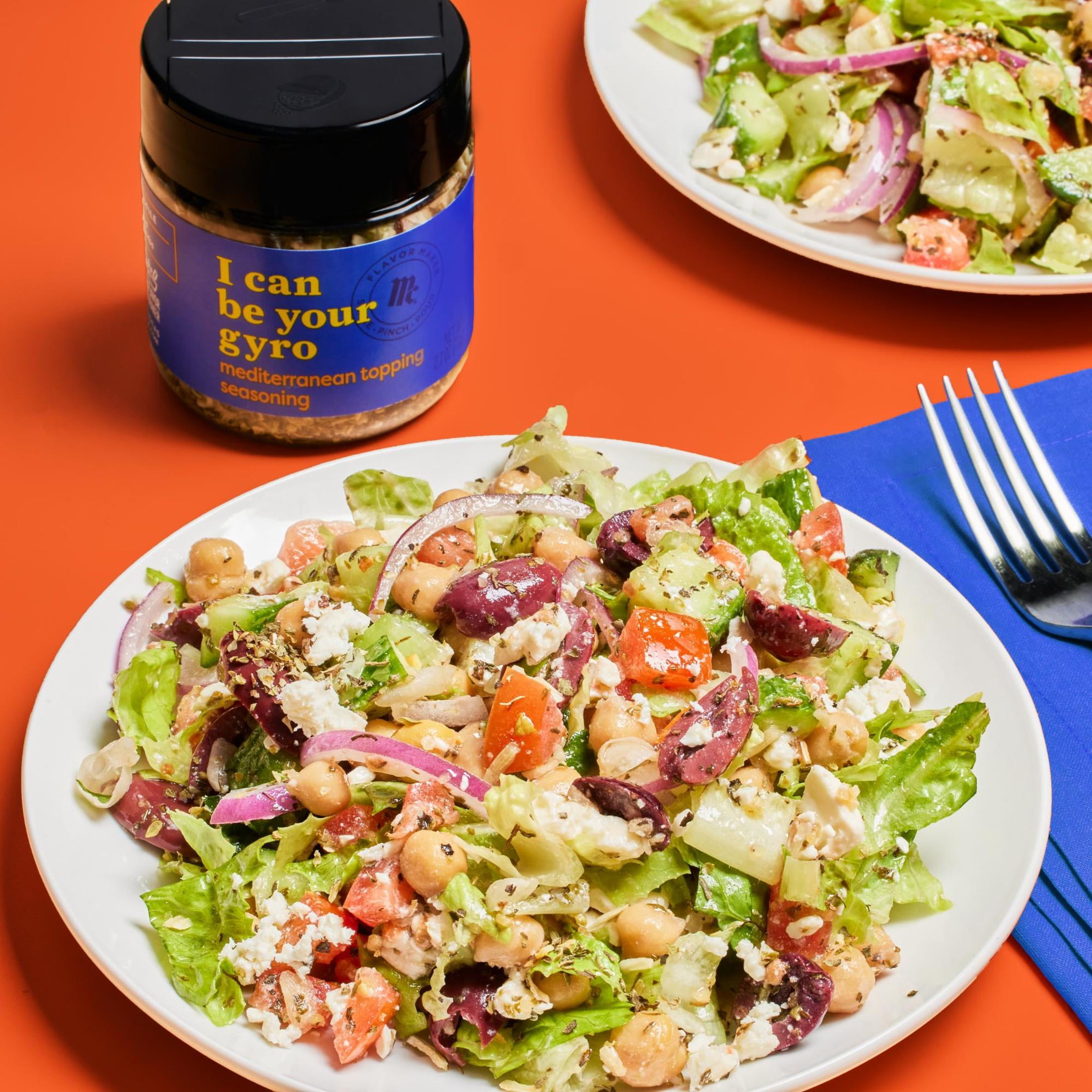 McCormick Flavor Maker Mediterranean Topping Seasoning, 2.7 oz Jar