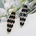thumbnail image 5 of Unique Bargains 1 Pc Hair Barrettes Rhinestones Hair Clips Black Silver Tone, 5 of 5