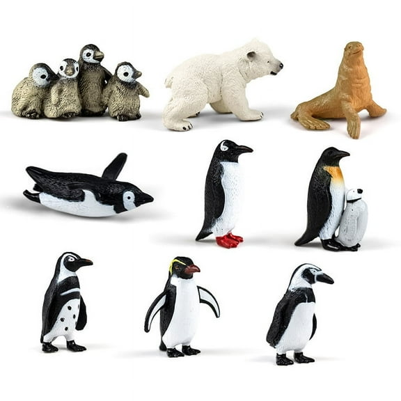 Arctic animal simulation model toys home decoration penguin cub polar bear emperor penguin selection color change