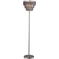 thumbnail image 2 of SH Lighting Reiner 60.5" Tall Metal Crystal Inspired Floor Lamp in Smokey Gray, 2 of 5