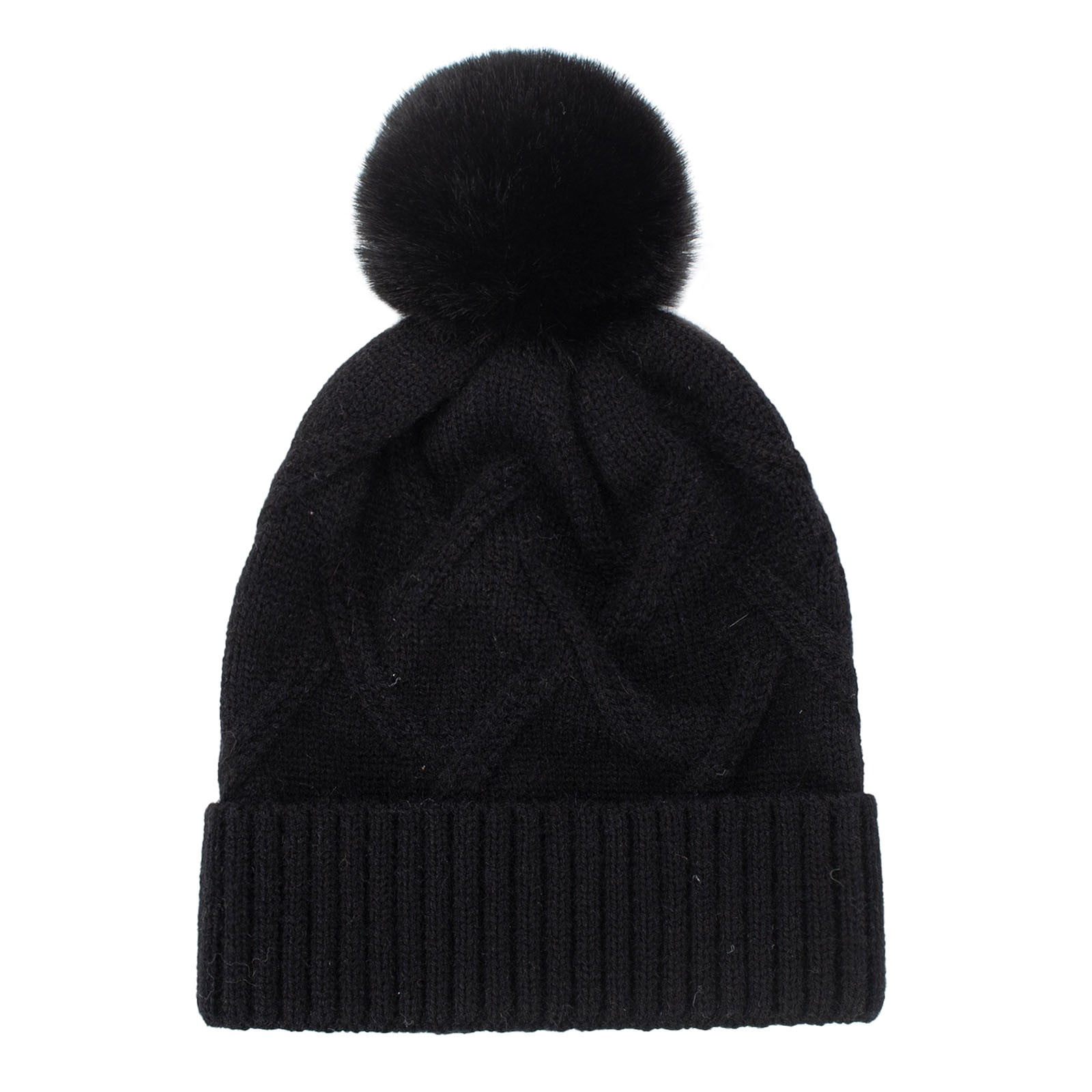 Winter Knit Beanie Hat Warm Wool Hat 