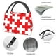 thumbnail image 4 of Fotbe Red Cross 1 Bolsa Térmica Portátil con Estampado, Bolsa de Entrega de Alimentos Aislada, Bolsa Reutilizable de Gran Capacidad para Comidas y Supermercado, 4 of 6