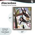 thumbnail image 4 of Stupell Industries Eclectic Exotic Monkey & Toucan Brown Floating Frame Canvas Art, 25 x 31, by Carla Daly, 4 of 8
